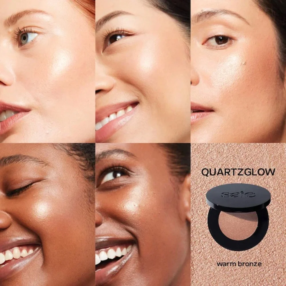 3/$50 💫 Saie Glow Sculpt Multi-Use Cream Highlighting Blush in Quartzglow
